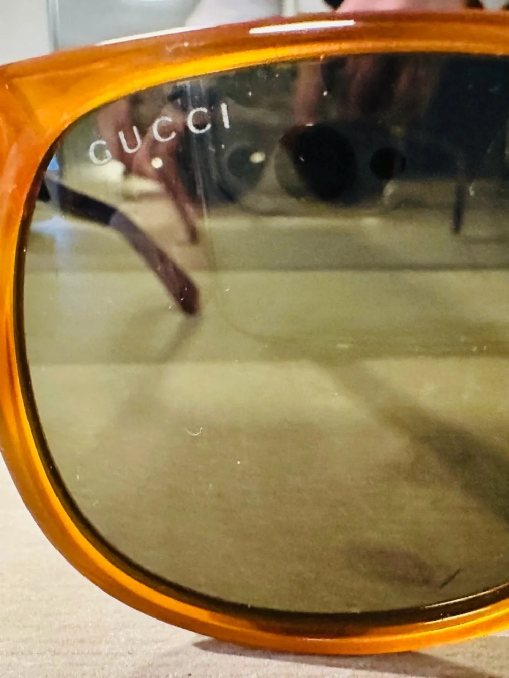Authentic Gucci Brown Tortoiseshell Sunglasses
